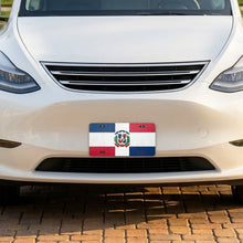 Dominican Republic Flag Pride aluminum front license plate