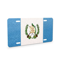 Guatemala Flag Pride aluminum front license plate