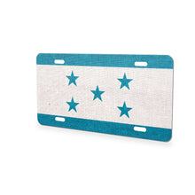 Honduras Flag Pride aluminum front license plate