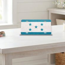 Honduras Flag Pride aluminum front license plate