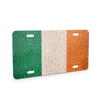 Ireland Flag Pride aluminum front license plate
