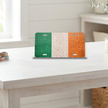 Ireland Flag Pride aluminum front license plate