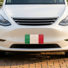 Italy Flag Pride aluminum front license plate