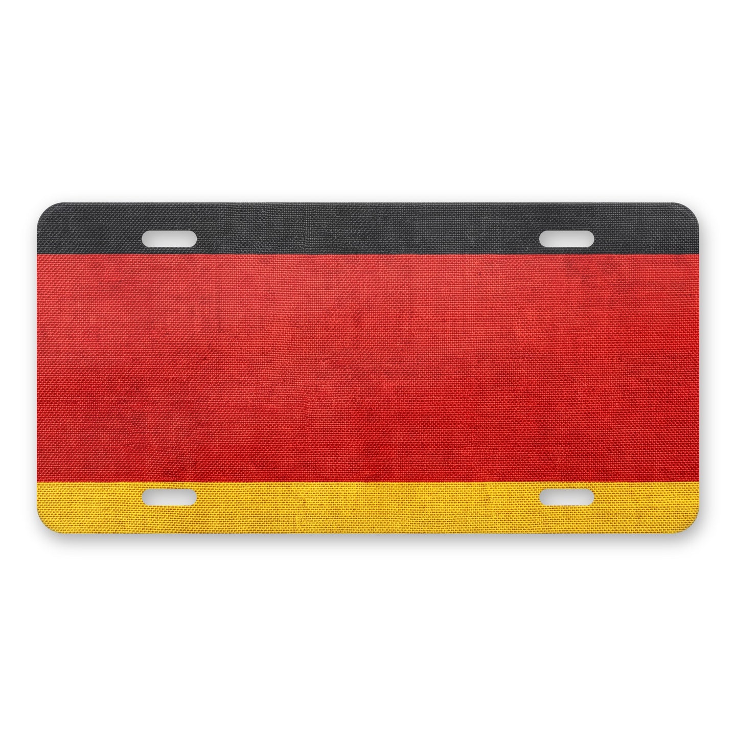 Germany Flag Pride aluminum front license plate