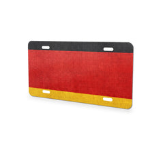 Germany Flag Pride aluminum front license plate