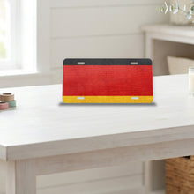 Germany Flag Pride aluminum front license plate