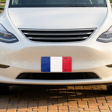 France Flag Pride aluminum front license plate