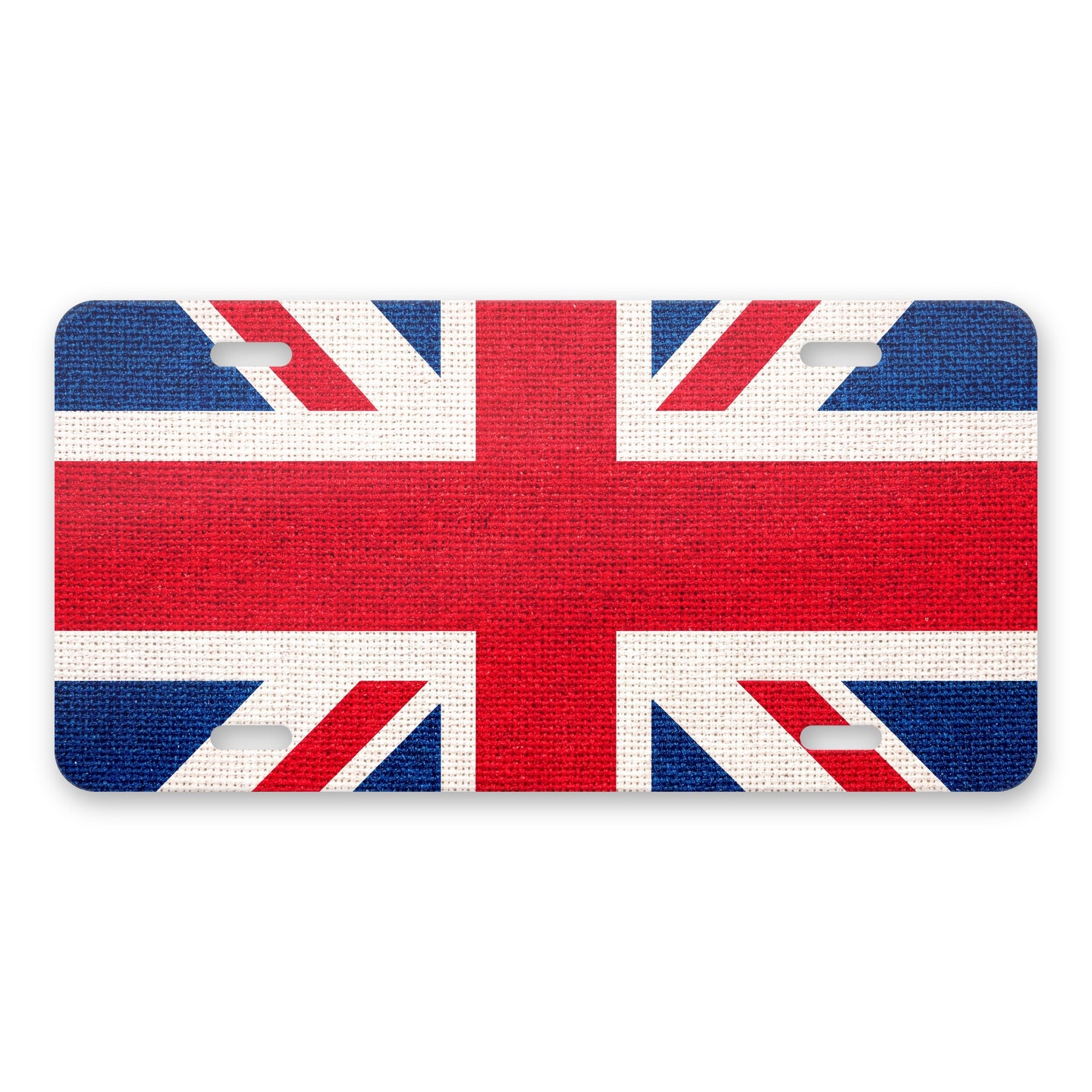 United Kingdom (Union Jack) Flag Pride aluminum front license plate