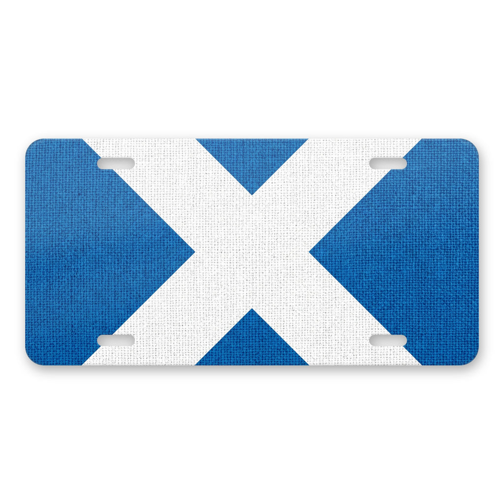 Scotland Flag Pride aluminum front license plate