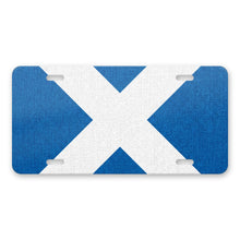Scotland Flag Pride aluminum front license plate