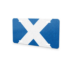 Scotland Flag Pride aluminum front license plate