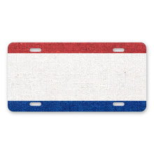 Netherlands Flag Pride aluminum front license plate