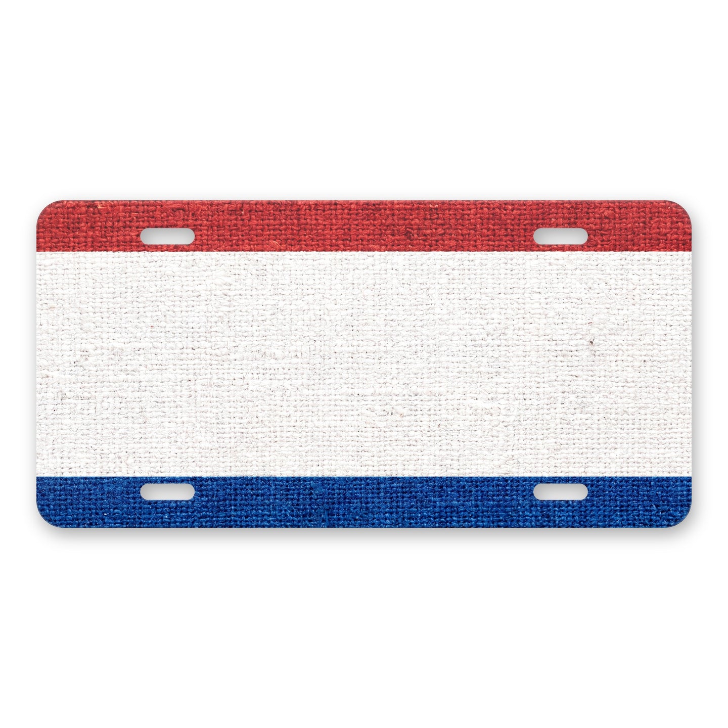 Netherlands Flag Pride aluminum front license plate