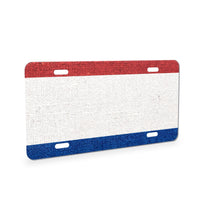 Netherlands Flag Pride aluminum front license plate