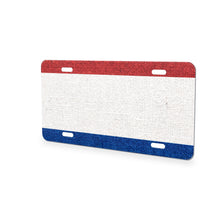 Netherlands Flag Pride aluminum front license plate