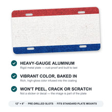 Netherlands Flag Pride aluminum front license plate