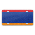 Armenia Flag Pride aluminum front license plate