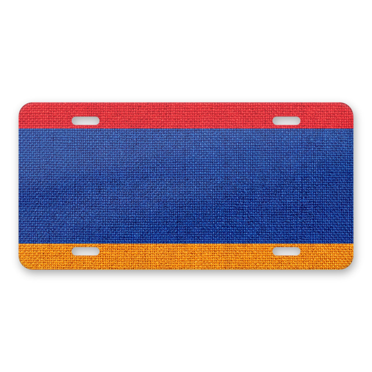Armenia Flag Pride aluminum front license plate