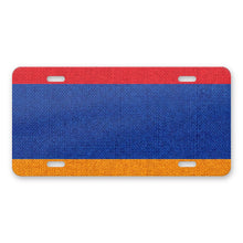 Armenia Flag Pride aluminum front license plate