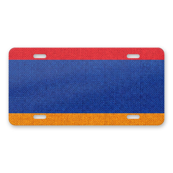 Armenia Flag Pride aluminum front license plate
