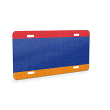 Armenia Flag Pride aluminum front license plate