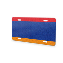 Armenia Flag Pride aluminum front license plate