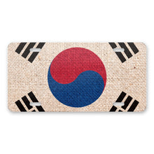 South Korea Flag Pride aluminum front license plate