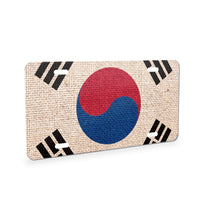South Korea Flag Pride aluminum front license plate