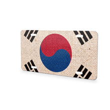 South Korea Flag Pride aluminum front license plate