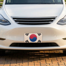 South Korea Flag Pride aluminum front license plate