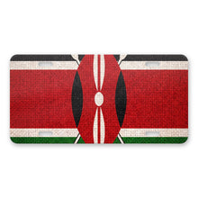 Kenya Flag Pride aluminum front license plate