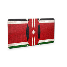 Kenya Flag Pride aluminum front license plate