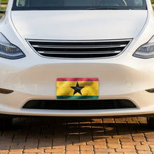 Ghana Flag Pride aluminum front license plate