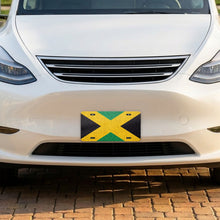 Jamaica Flag Pride aluminum front license plate