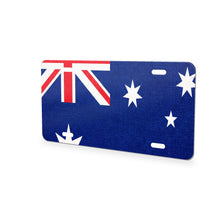 Australia Flag Pride aluminum front license plate