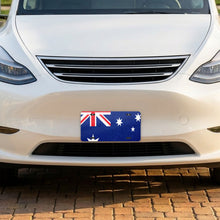 Australia Flag Pride aluminum front license plate