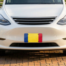Romania Flag Pride aluminum front license plate