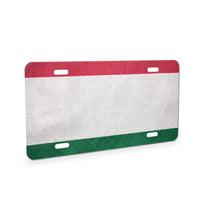 Hungary Flag Pride aluminum front license plate