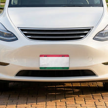 Hungary Flag Pride aluminum front license plate