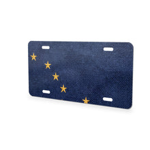 Alaska State Flag aluminum front license plate