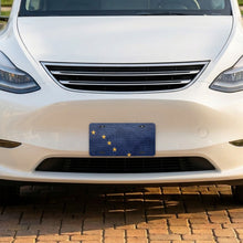Alaska State Flag aluminum front license plate