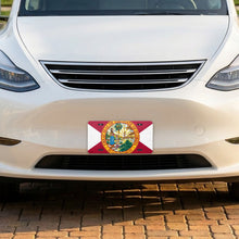 Florida State Flag aluminum front license plate