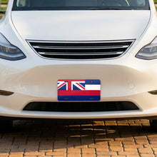 Hawaii State Flag aluminum front license plate