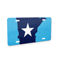 Minnesota State Flag aluminum front license plate