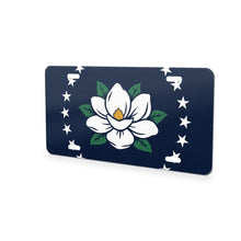 Mississippi State Flag aluminum front license plate