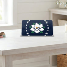 Mississippi State Flag aluminum front license plate