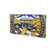 Nebraska State Flag aluminum front license plate