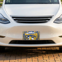 Nebraska State Flag aluminum front license plate