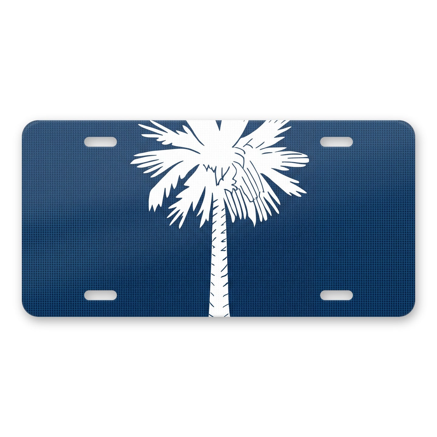South Carolina State Flag aluminum front license plate