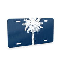South Carolina State Flag aluminum front license plate